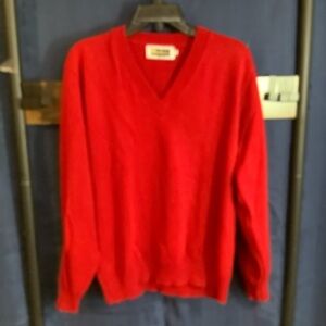 Vintage heavy v neck sweater
